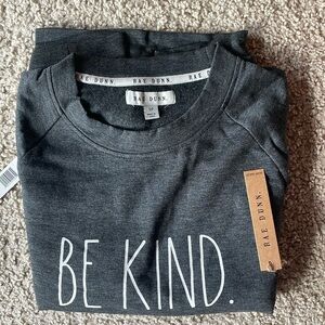 NWT RAE DUNN “Be Kind” Women’s Sweatshirt size small by